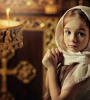 Молебен о благополучии детей